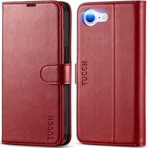 NWT TUCCH iPhone 16e Wallet Case, iPhone16e Folio Leather Cover